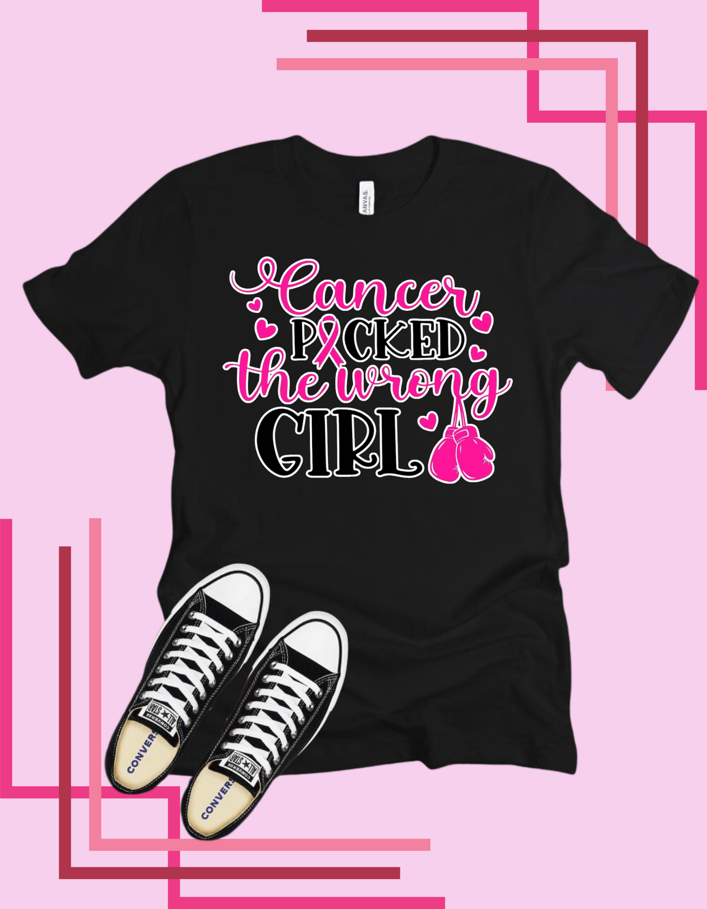 Cancer Picked the Wrong Girl Tshirt/Hoodie