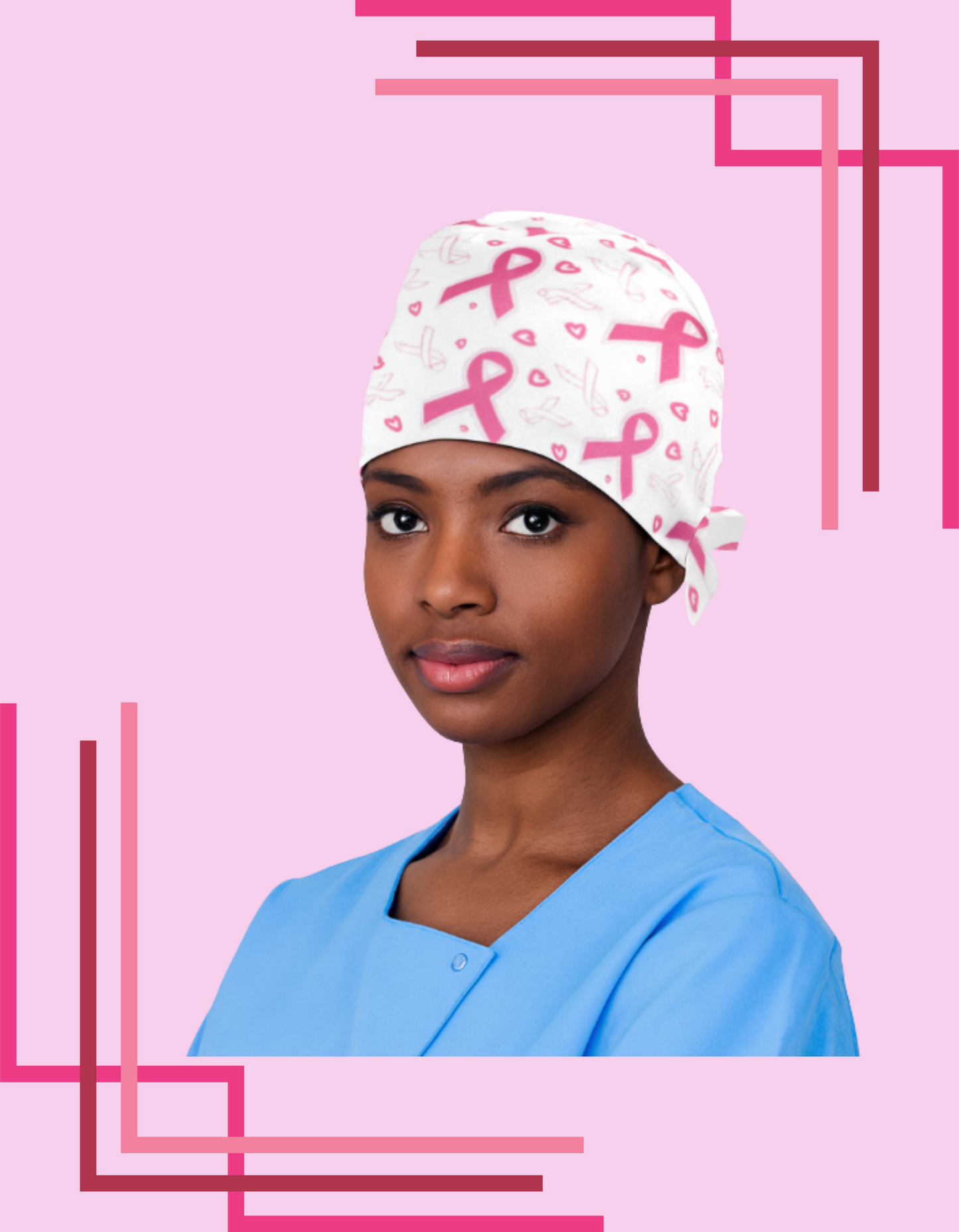 Brave and Strong Scrub cap