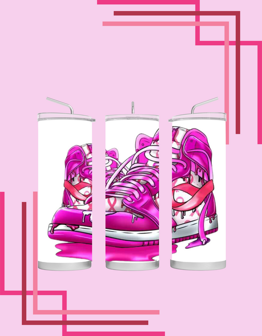 Pink Sneakers Tumbler