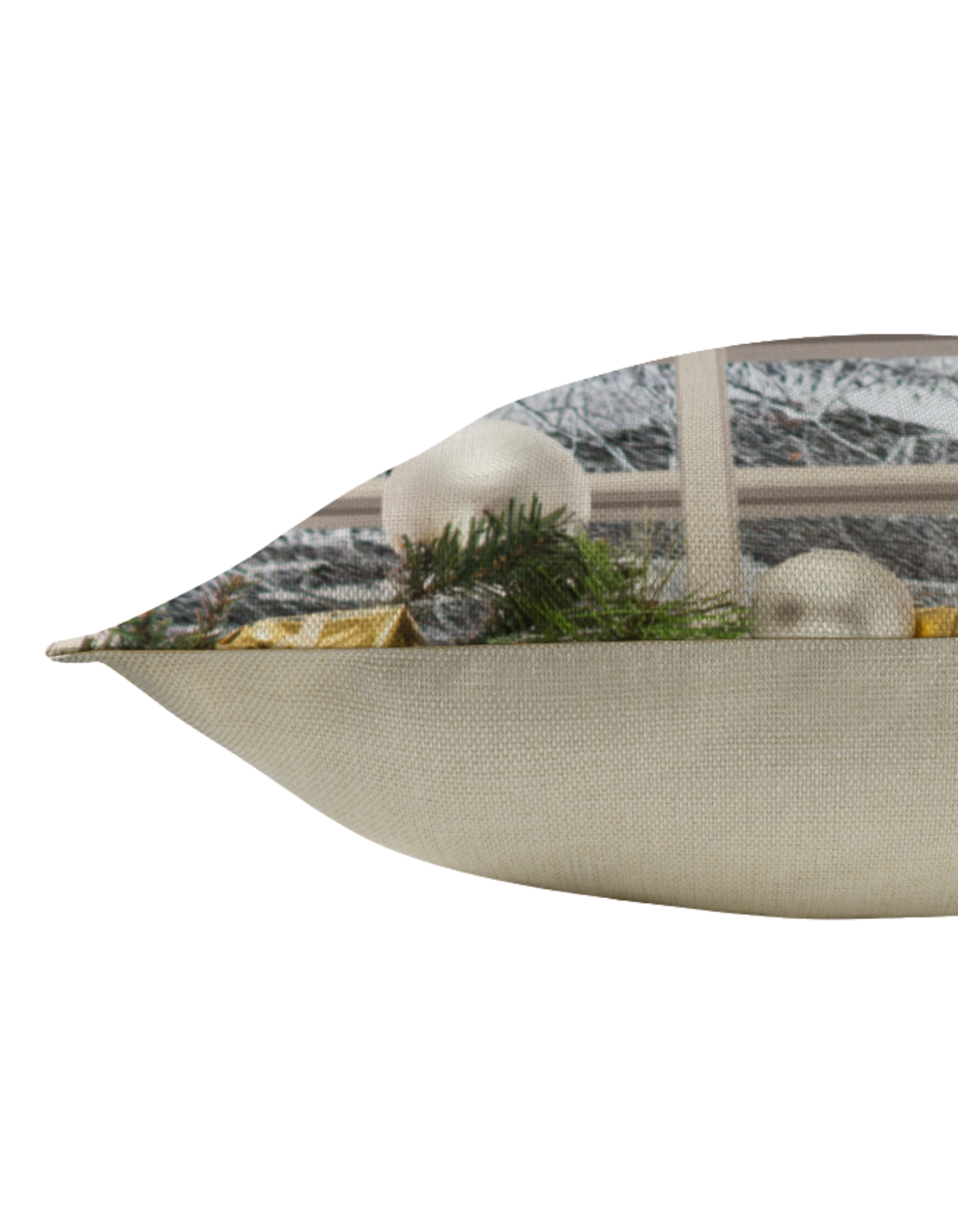 Personalized Christmas Photo Pillow Cover (one-sided)