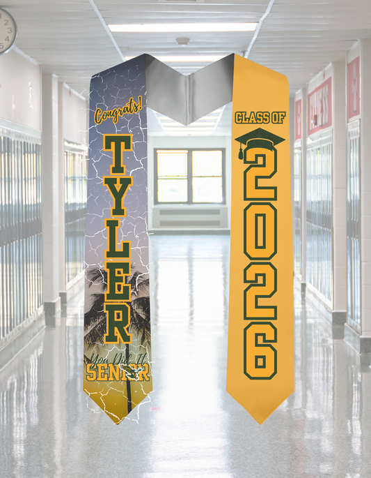 Palm Tree Graduate Stole