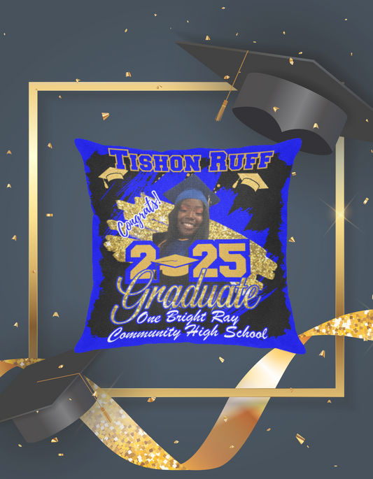 Grad Pillow Cover 2025