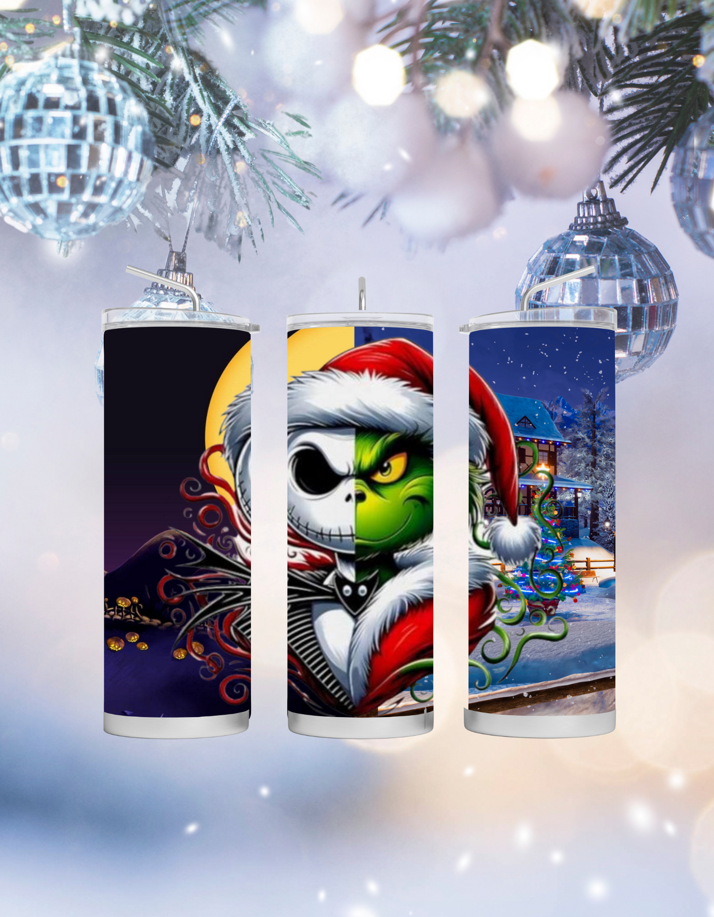 Jack and Grinch Tumbler