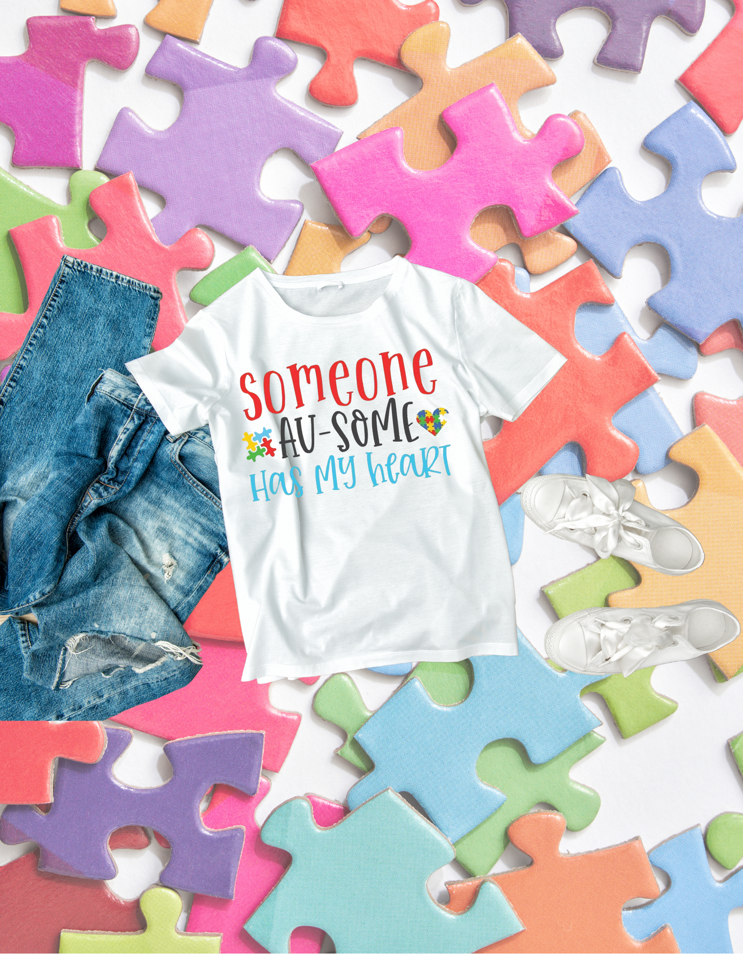 Someone Au-some Has My Heart Kids Tshirt