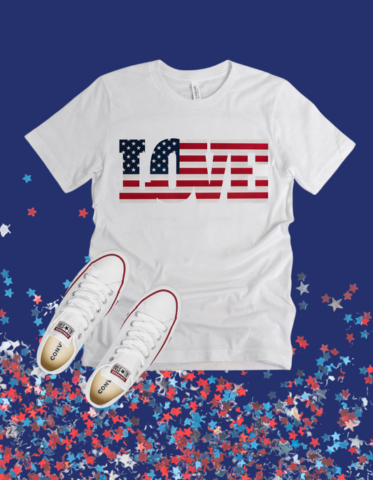 Love Flag Tshirt