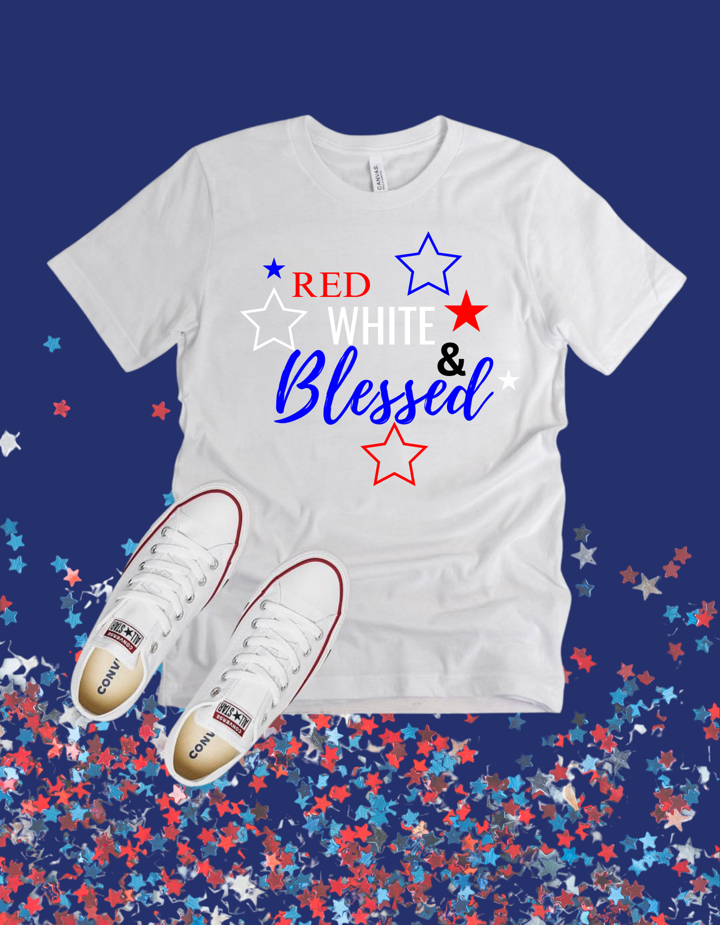 Red White & Blessed Tshirt