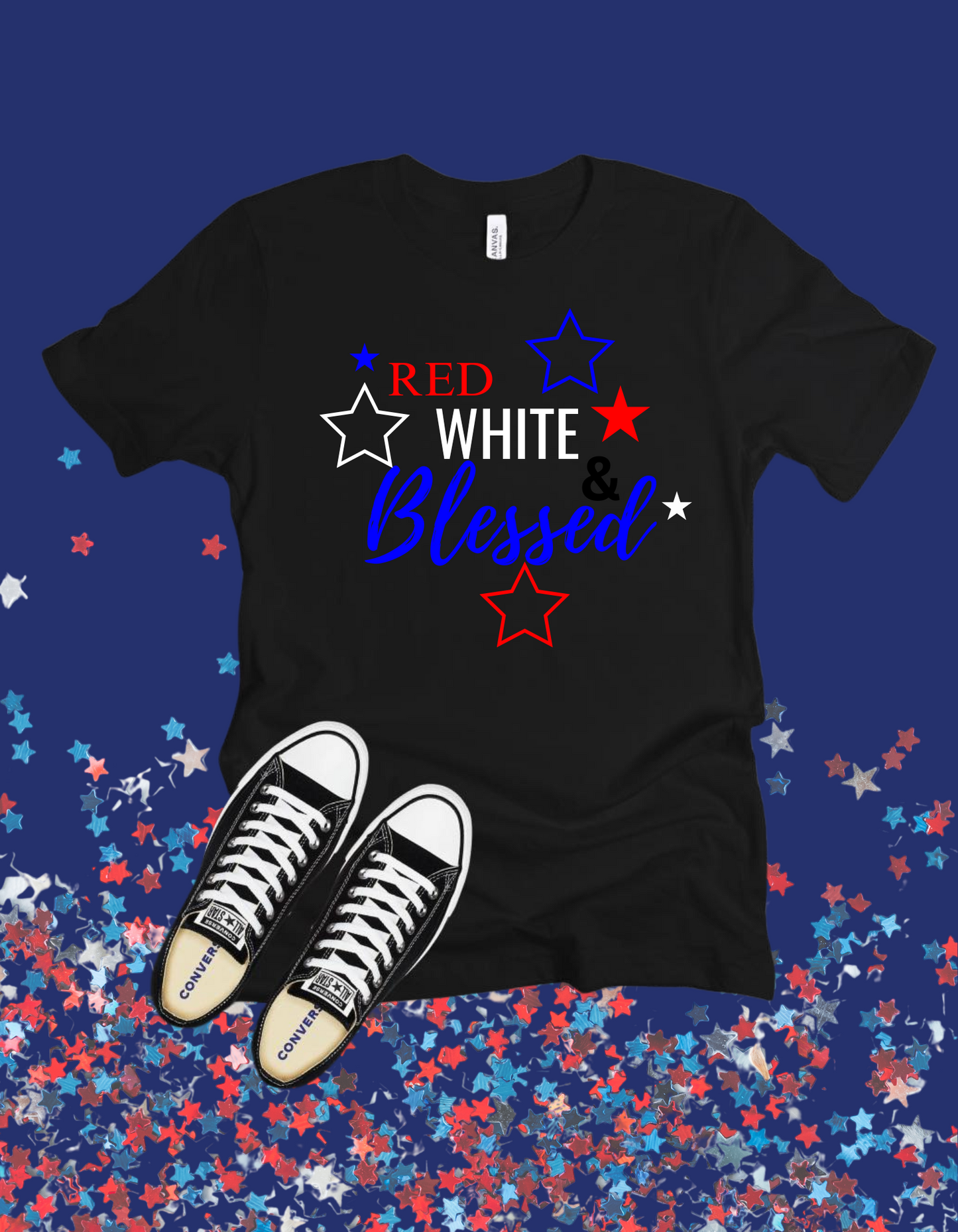 Red White & Blessed Tshirt