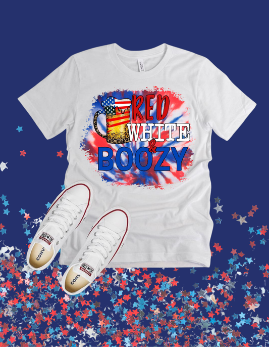 Red White & Boozy Tshirt