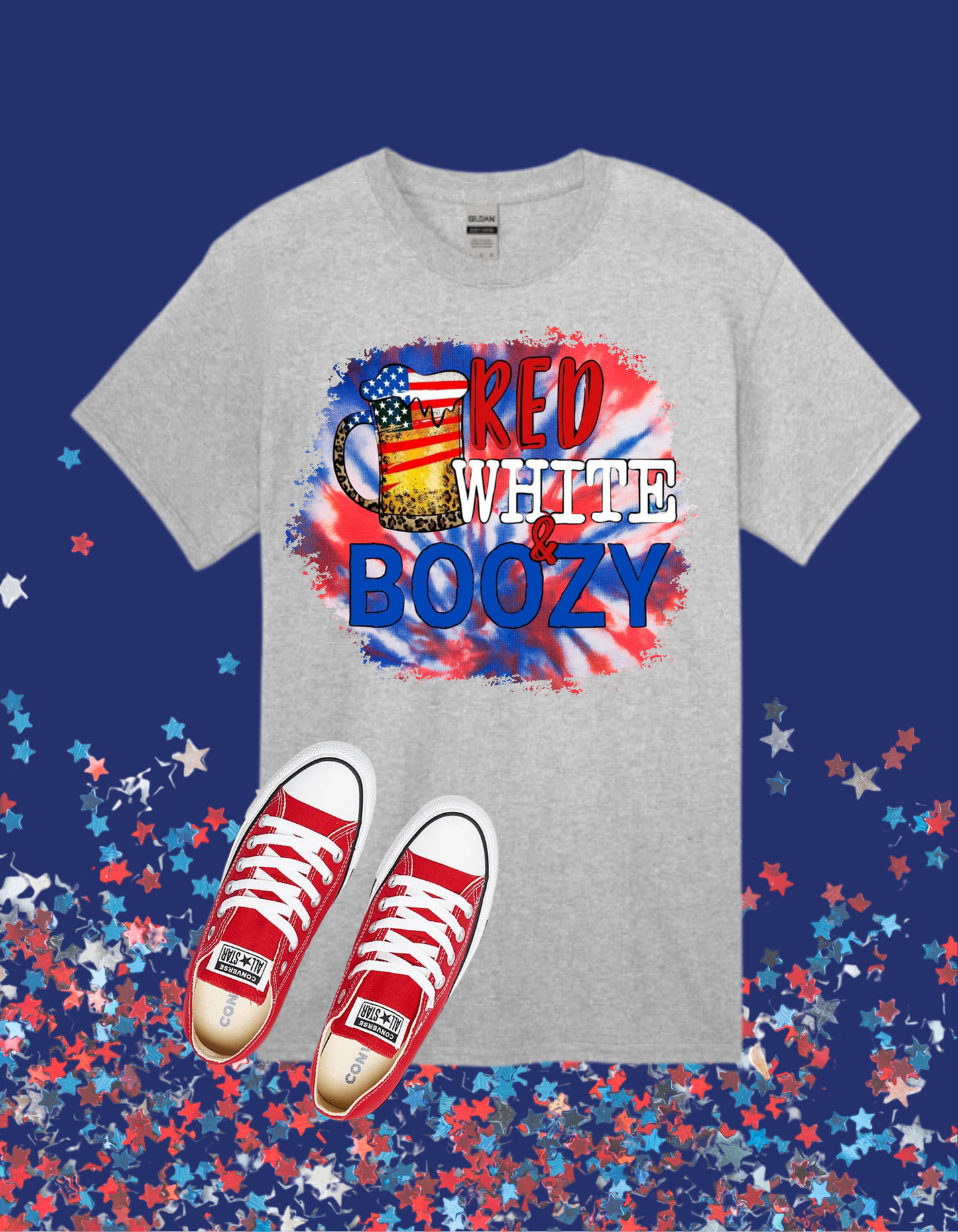 Red White & Boozy Tshirt