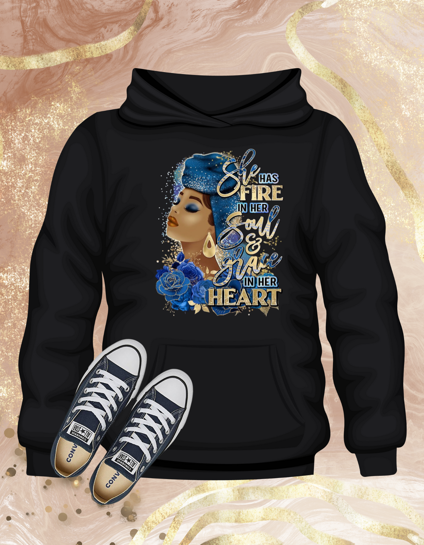 She Has Fire In Her Soul (Blue)