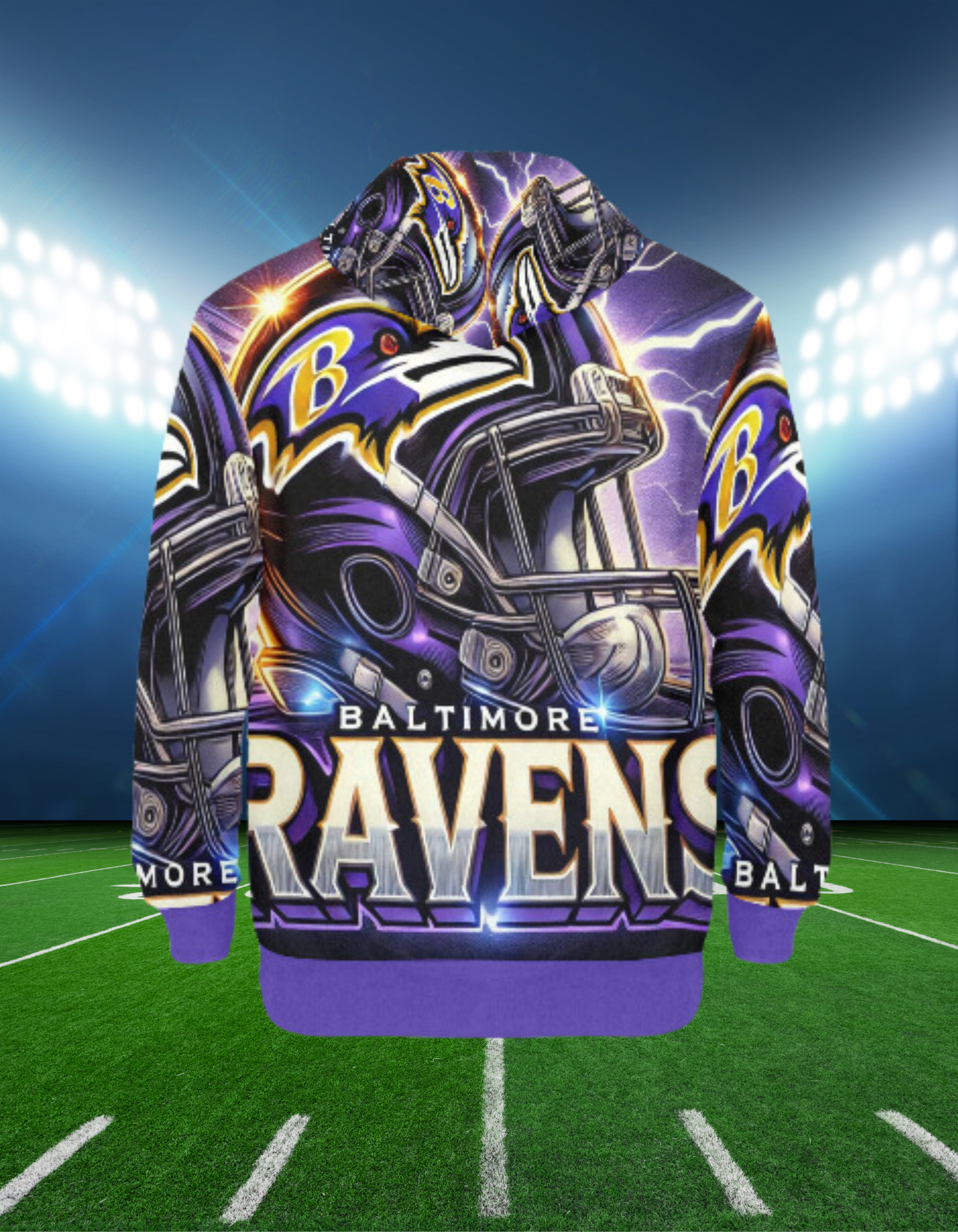 Ravens All Over Hoodie